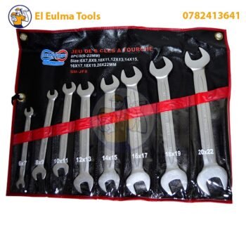 Jeu de 8 clés a fourche 8PCs SMTOP
