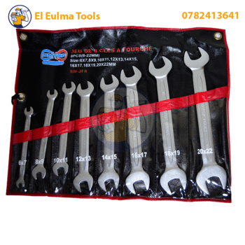 Jeu de 8 clés a fourche 8PCs SMTOP