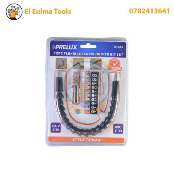 Tournevis flexible avec 12 Bit PRELUX