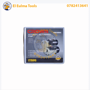 Pompe à eau avec interrupteur automatique (SERVO) 370W H.max 30m CROWN