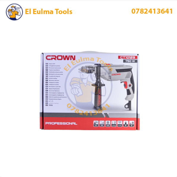 Perceuse a percussion 750W CROWN