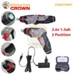 Visseuse sans fil 3.6v 1.5ah CROWN