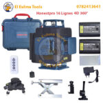 Niveau laser 16 lignes 4D 360° 2 Batteries HONESTPRO YAM0199 – Image 12