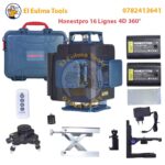 Niveau laser 16 lignes 4D 360° 2 Batteries HONESTPRO YAM0199