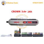 Tournevis électrique sans fil 3,6V 2Ah CROWN CT22053 TB