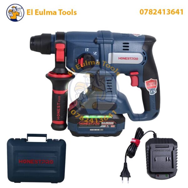 Marteau perforateur sans-fil 21v brushless HONESTPRO YAE6116