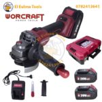 Meleuse d'angle sans-fil 2 batteries 20v 4Ah WORCRAFT XCUBE011