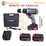 Visseuse devisseuse sans fil 0.8-10mm 16V 2 Batteries MAKUTE CD029