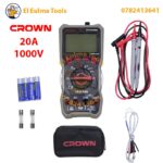 Multimètre digital 20A 1000V LCD CROWN CT44052
