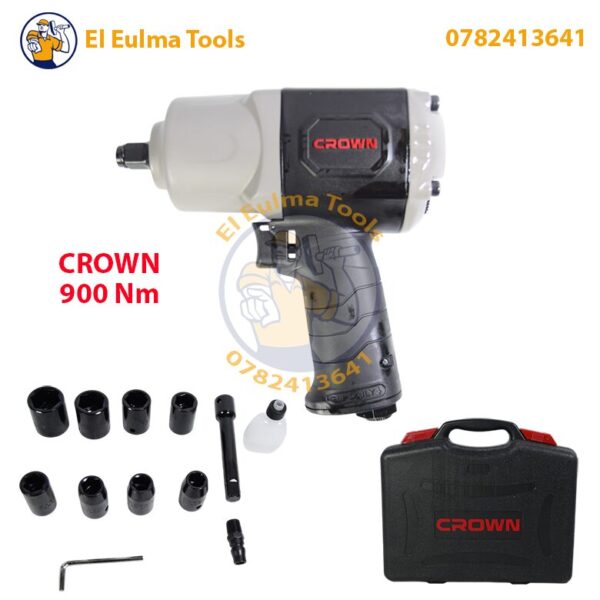 Clé a choc pneumatique 900N.m CROWN CT38173 BMC