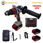 Perceuse visseuse a percussion sans-fil 2 Batteries 20v 4Ah CROWN CT21112HMX-4 BMC
