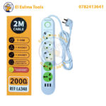Multiprise 2000W 2 Mètres BEETRO LA348