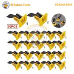 Système de nivellement des carrelage reutilisable 50 pcs avec button sans clé de serage