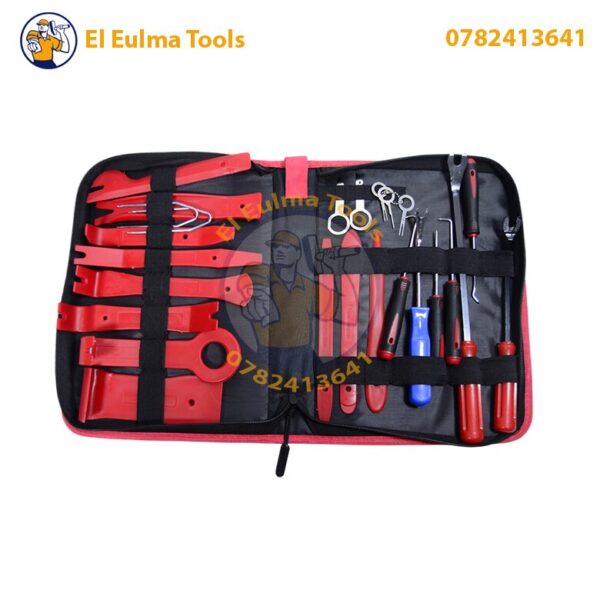 Kit de carrosserie, Réparation intérieur démontage et Installation de Garniture Automobiles 19 Pcs avec pochette