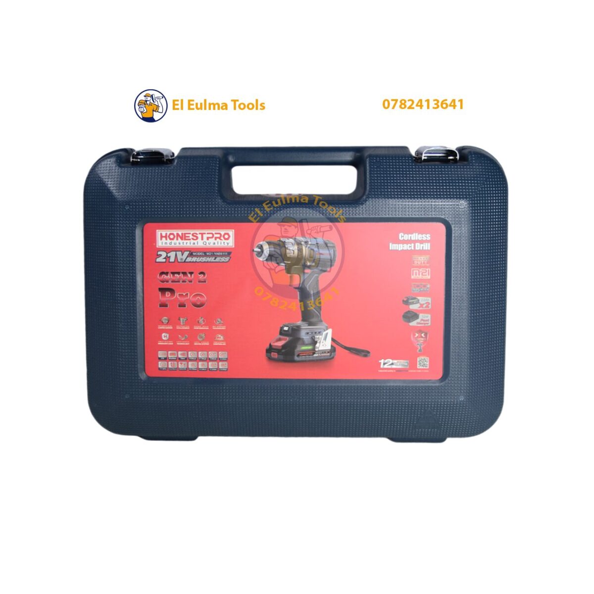 Visseuse Perceuse a percussion sans-fil 21v HONESTPRO YAE6111 – Image 11