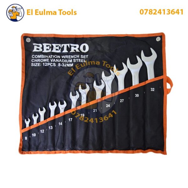 Combinaison de jeux de clés 12pcs 8-32mm BEETRO