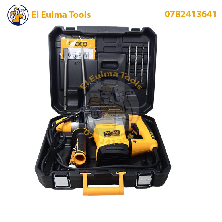 DSC0173-Photoroom-1.jpg Marteau Perforateur Rotatif 1800W INGCO RH18008 - الصورة 4