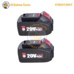 ⁦Meleuse d'angle sans-fil 2 batteries 20v 4Ah WORCRAFT XCUBE011⁩ - الصورة ⁦8⁩