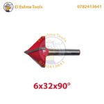 Fraise rotative 6*32*90° pour défonceuse