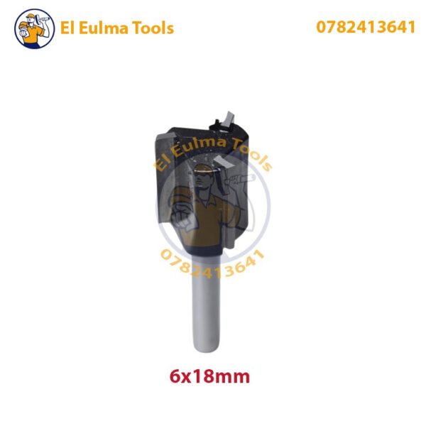 Fraise rotative 18mm tige 6mm pour défonceuse
