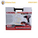 Perceuse visseuse a percussion sans-fil 2 Batteries 20v 4Ah CROWN CT21127HMX-4 BMC - الصورة 2