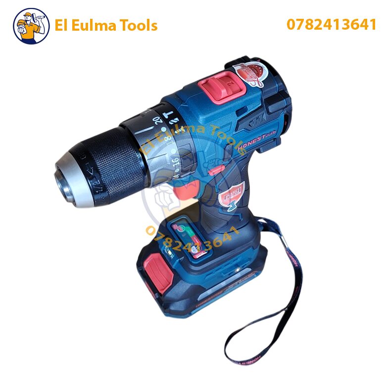 IMG_20250503_220903-Photoroom.jpg Visseuse perceuse a percussion Sans-fil 60N.m 2 Batteries 21v brushess HONESTPRO YAE6120 - الصورة 8