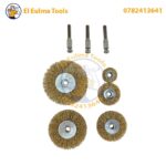 Jeu de Brosses Métalliques en Acier 8 Pièces TOPFINE TF-231154