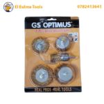Jeu de Brosses Métalliques en Acier 5 Pièces GS OPTIMUS GS64044 – Image 2