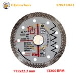 Disque de coupe diamant 115x22.2mm 13200rpm HD HDM0065