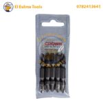 Jeu de 5 tournevis Phillips 50 mm PH2 CROWN CTSBP0033 – Image 2