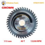 Lame de scie circulaire 115 mm 40 dents 13200 RPM CROWN CTTSP0045