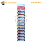 Jeu d'Embouts de Tournevis 50mm PH2 (10 Pièces) CROWN CTSBP0112