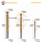 ⁦Ensemble 6 Pièces Forets Étagés et Forets Scies AFIXS 196657⁩ - الصورة ⁦5⁩