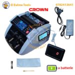 Machine Compteuse de Billets Sans-Fil DZD, EUR, USD avec 3 Afficheurs CROWN CT44157