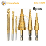 ⁦Ensemble 6 Pièces Forets Étagés et Forets Scies AFIXS 196657⁩ - الصورة ⁦4⁩