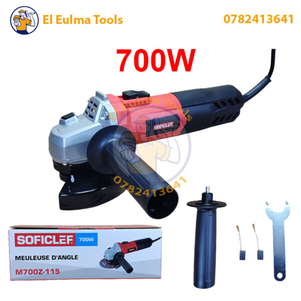 Meuleuse d'angle 700W SOFICLEF M700Z-115