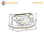 ⁦Ventouse à Pompe Automatique 205mm CROWN CT26040⁩ - الصورة ⁦6⁩