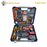 ⁦Visseuse perceuse sans-fil 21v avec kit 118pcs HONESTPLUS YAE2484⁩ - الصورة ⁦3⁩