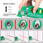 ⁦Niveau laser multifonction a regle 3 bulles a batterie rechargeable⁩ - الصورة ⁦2⁩