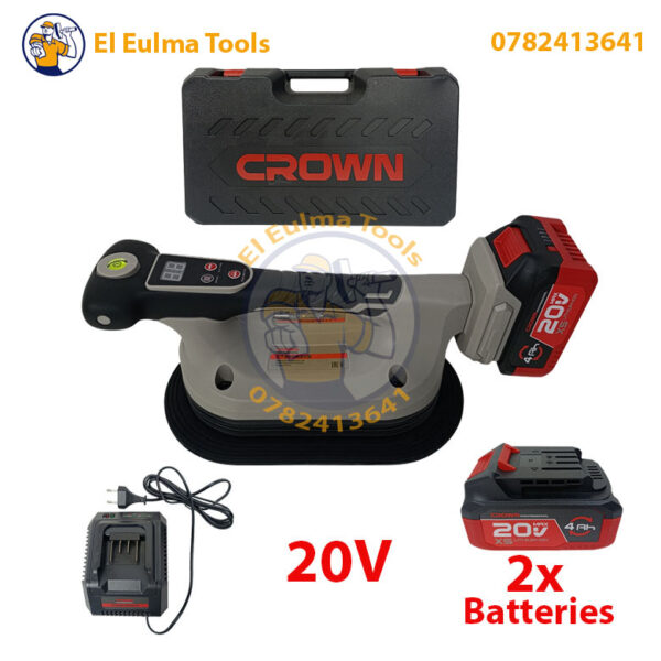 Ventouse vibrante sans-fil 20V CROWN CT26053XS-4 BMC