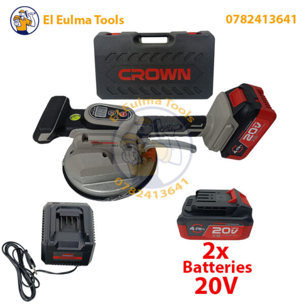 Ventouse vibrante sans-fil 20V CROWN CT26052XS-4 BMC