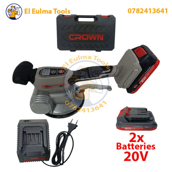 Ventouse vibrante sans-fil 20V CROWN CT26051XS-2 BMC