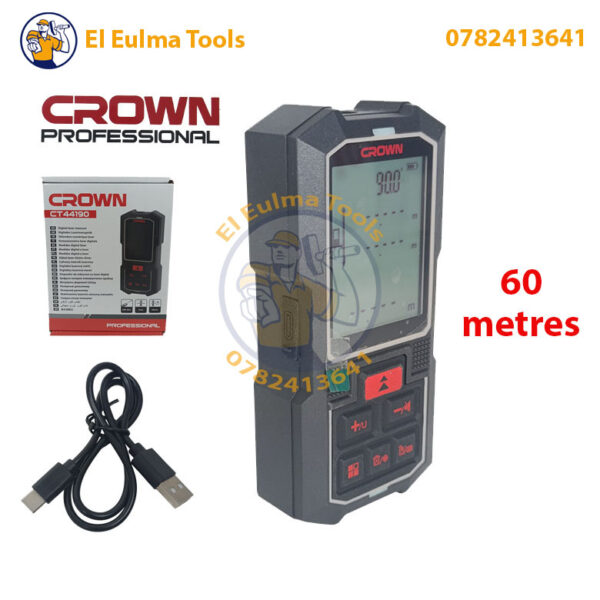 Telemetre numerique laser 60m CROWN CT44190