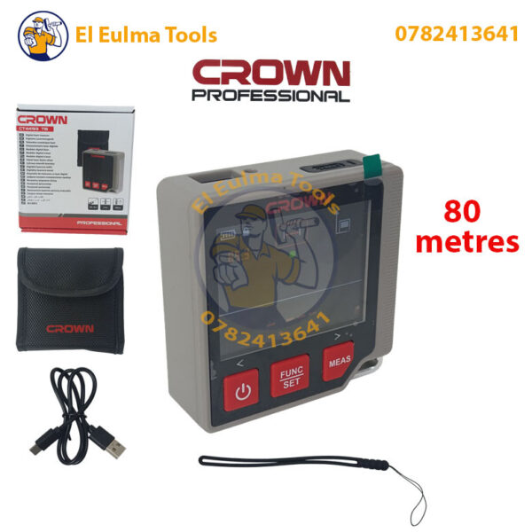 Telemetre numerique laser 80m CROWN CT44193 TB