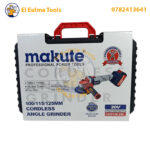 Meuleuse d'angle sans-fil 125mm 2 batteries 20v MAKUTE CAG-126-2BL – Image 2