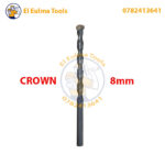 Foret à béton 8mm CROWN CTMDP0007