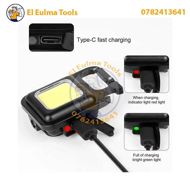 S5693681088ff46a983054e95ff2be66eo Lampe torche porte-clés multifonctionnelle 2 - الصورة 1