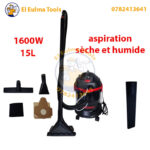 Aspirateur Eau et Poussière Professionnel 1600W 15L CROWN CT42088