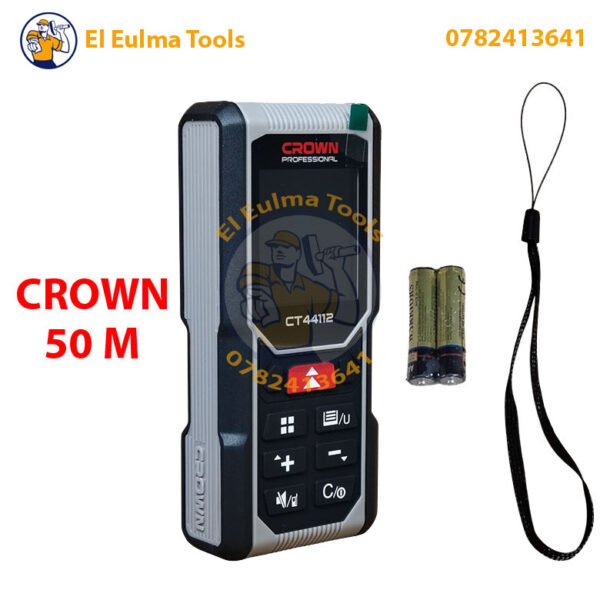 Télémètre Numérique Laser 50 Mètres CROWN CT44112