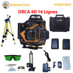 Niveau Laser 4D 16 Lignes 25m avec Trépied ORCA XLL104
